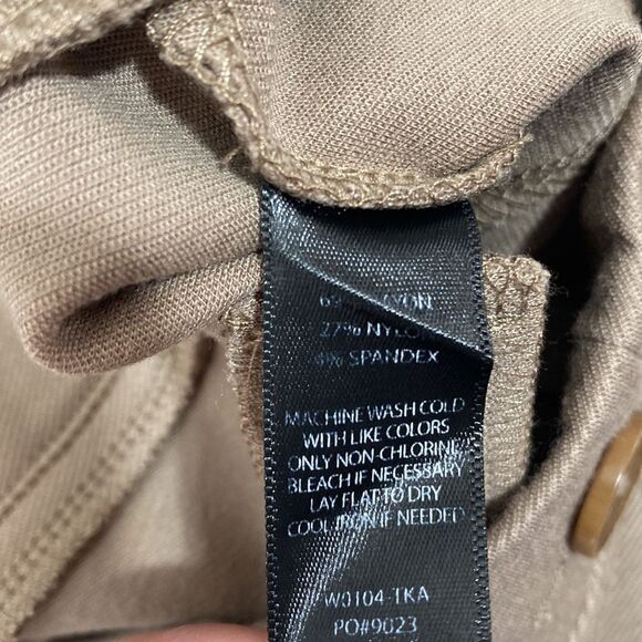 Betabrand Womens Bootcut Straight Leg Classic Yoga Tan Khaki Pull On Pants - Picture 11 of 13